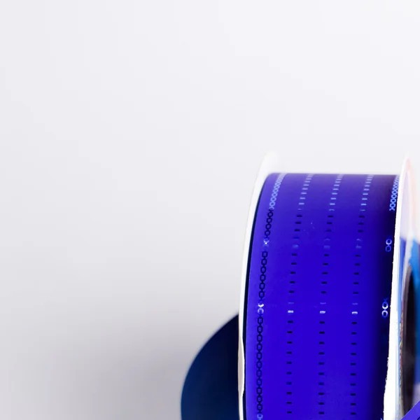 LISTON 9 RAYAS MET. AZUL REY COLOR-S 40M. ROLLO